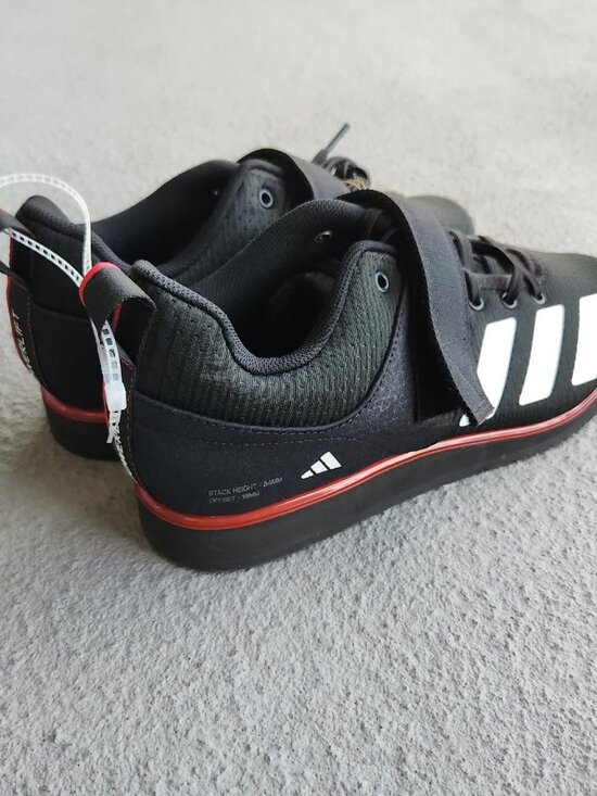 Adidas Powerlift 5 Weightlifting Men\'s Shoes Size 8 Black Red IH8238 main image 9